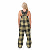 Colorado Buffaloes NCAA Womens Plaid Bib Overalls