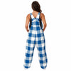 Duke Blue Devils NCAA Womens Plaid Bib Overalls