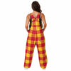 Iowa State Cyclones NCAA Womens Plaid Bib Overalls