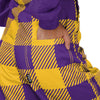 LSU Tigers NCAA Womens Plaid Bib Overalls