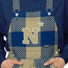 Navy Midshipmen NCAA Womens Plaid Bib Overalls