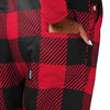 NC State Wolfpack NCAA Womens Plaid Bib Overalls