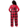 NC State Wolfpack NCAA Womens Plaid Bib Overalls