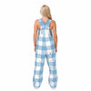 North Carolina Tar Heels NCAA Womens Plaid Bib Overalls