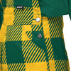 North Dakota State Bison NCAA Womens Plaid Bib Overalls