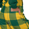 North Dakota State Bison NCAA Womens Plaid Bib Overalls