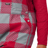 Ohio State Buckeyes NCAA Womens Plaid Bib Overalls