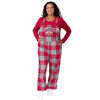 Ohio State Buckeyes NCAA Womens Plaid Bib Overalls