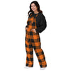 Oregon State Beavers NCAA Womens Plaid Bib Overalls