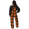 Oregon State Beavers NCAA Womens Plaid Bib Overalls