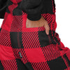 Rutgers Scarlet Knights NCAA Womens Plaid Bib Overalls