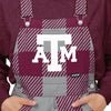 Texas A&M Aggies NCAA Womens Plaid Bib Overalls