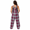 Texas A&M Aggies NCAA Womens Plaid Bib Overalls