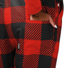 Texas Tech Red Raiders NCAA Womens Plaid Bib Overalls