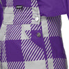 TCU Horned Frogs NCAA Womens Plaid Bib Overalls