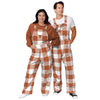 Texas Longhorns NCAA Womens Plaid Bib Overalls