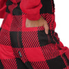 Maryland Terrapins NCAA Womens Plaid Bib Overalls