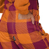 Virginia Tech Hokies NCAA Womens Plaid Bib Overalls