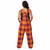 Virginia Tech Hokies NCAA Womens Plaid Bib Overalls