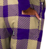 Washington Huskies NCAA Womens Plaid Bib Overalls