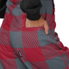 Washington State Cougars NCAA Womens Plaid Bib Overalls