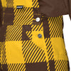 Wyoming Cowboys NCAA Womens Plaid Bib Overalls