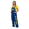 Michigan Wolverines NCAA Womens Big Logo Bib Overalls