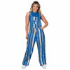 Duke Blue Devils NCAA Womens Hyper Stripe Bib Overalls