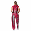 Georgia Bulldogs NCAA Womens Hyper Stripe Bib Overalls