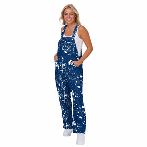 Penn State Nittany Lions NCAA Womens Paint Splatter Bib Overalls