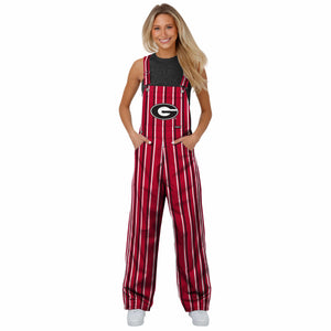 Georgia Bulldogs NCAA Womens Sideline Spirit Bib Overalls