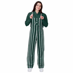 Michigan State Spartans NCAA Womens Sideline Spirit Bib Overalls