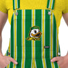 Oregon Ducks NCAA Womens Sideline Spirit Bib Overalls