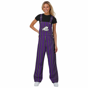 TCU Horned Frogs NCAA Womens Sideline Spirit Bib Overalls