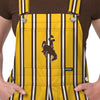 Wyoming Cowboys NCAA Womens Sideline Spirit Bib Overalls