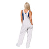 Penn State Nittany Lions NCAA Womens Solid White Thematic Bib Overalls