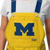 Michigan Wolverines NCAA Womens Team Stripe Bib Overalls