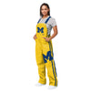 Michigan Wolverines NCAA Womens Team Stripe Bib Overalls