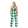 Philadelphia Eagles NFL Kelly Green Womens Plaid Bib Overalls