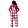 Arizona Cardinals NFL Womens Plaid Bib Overalls