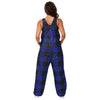 Baltimore Ravens NFL Womens Plaid Bib Overalls