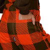 Cleveland Browns NFL Womens Plaid Bib Overalls