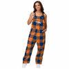 Denver Broncos NFL Womens Plaid Bib Overalls