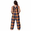 Denver Broncos NFL Womens Plaid Bib Overalls