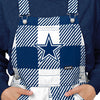 Dallas Cowboys NFL Womens Plaid Bib Overalls