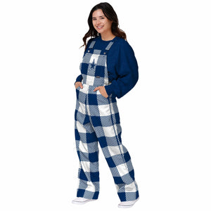 Dallas Cowboys NFL Womens Plaid Bib Overalls