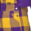 Minnesota Vikings NFL Womens Plaid Bib Overalls