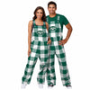 New York Jets NFL Womens Plaid Bib Overalls