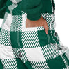 New York Jets NFL Womens Plaid Bib Overalls