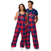 New England Patriots NFL Womens Plaid Bib Overalls